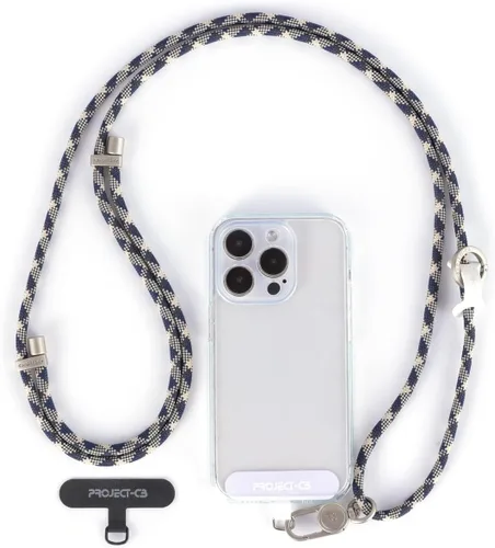 Miniatura 9 de Cordón para teléfono celular 1, Pestaña de sujeción para teléfono 2, Correa cruzada para teléfono, Cordones para alrededor del cuello, Correa Negro-b