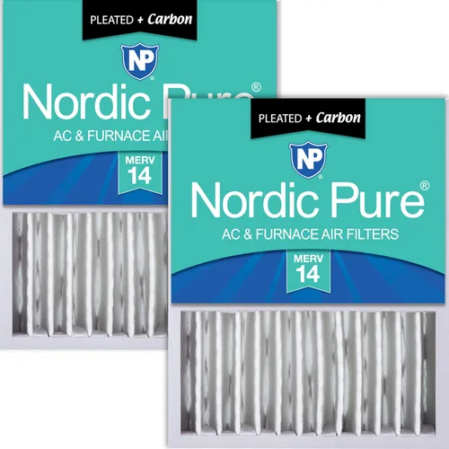 Miniatura 22 de Nordic Pure 16 x 20 x 5 (tamaño real: 15 7/8 x 19 5/8 x 4 3/8) Honeywell Filtros de aire de repuesto Merv 8 Plus Carbon 1 paquete