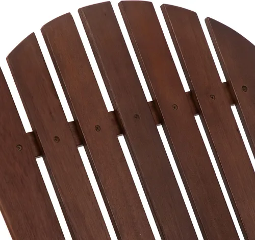 Miniatura 7 de Elk - Silla Adirondack de madera de eucalipto para patio al aire libre de 34 pulgadas de ancho para patio al aire libre, terraza, playa, jardín