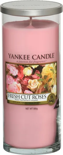 Miniatura 16 de Yankee Candle Vela perfumada en tarro grande, rosas recién cortadas, hasta 150 horas de tiempo de combustión