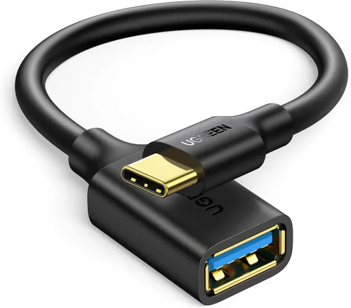 UGREEN Adaptador USB C a USB 3.1, adaptador USB C macho a USB hembra, adaptador tipo C cable OTG compatible con MacBook Pro 2022, MacBook Air/Mini,