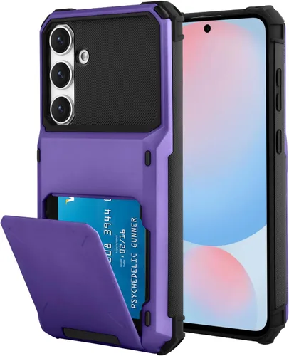 Miniatura 67 de Funda tipo cartera para Samsung Galaxy S22 Ultra con 4 ranuras para tarjetas de crédito a prueba de golpes, funda híbrida de protección reforzada