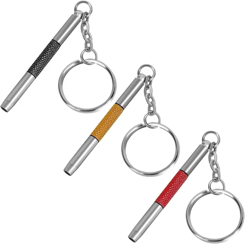 Miniatura 4 de UNEAK - Juego de reparación de tornillos para gafas morado, juego de destornilladores de precisión 3 en 1 mini, llavero, para gafas, gafas de sol
