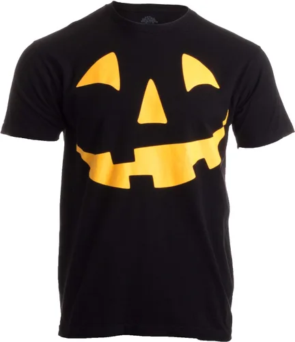 Miniatura 2 de Glow in the Dark Jack O' Lantern Face Disfraz de calabaza de Halloween unisex, Negro