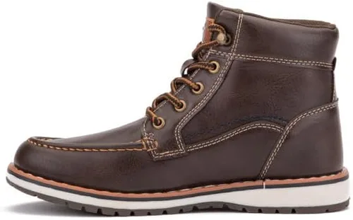 Miniatura 4 de Xray Footwear Boy's Boot, Lace up, Thermoplastic rubber (TPR) Outsole, Moc-Toe, flat sole.