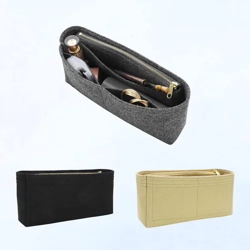 Miniatura 7 de LOUKAYCCI Organizador de fieltro para bolso con cremallera, bolsa de hombro GG Marmont Matelasse, bolsa organizadora para mujer, bolsa