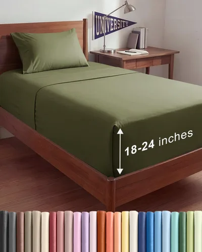 Miniatura 183 de Sábanas King divididas con bolsillos extra profundos, sábanas transpirables y refrescantes de 5 piezas, sábanas de lujo para hotel, suaves, sin 22
