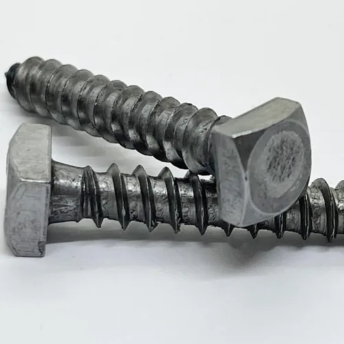 Miniatura 6 de Tornillos de madera de cabeza cuadrada rústica de ¼ x 1.5 pulgadas - Tornillos decorativos metálicos metálicos cuadrados cuadrados - Metal desnudo