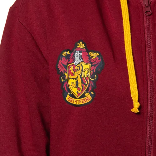 Miniatura 2 de Bioworld Harry Potter Hogwarts Alumni House Crest - Sudadera ligera con cremallera para mujer