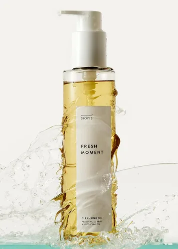 Miniatura 2 de SIORIS Aceite limpiador Fresh Moment, 6.76 onzas líquidas, el aceite de ciruela verde orgánico derrite suavemente el maquillaje y la suciedad diaria