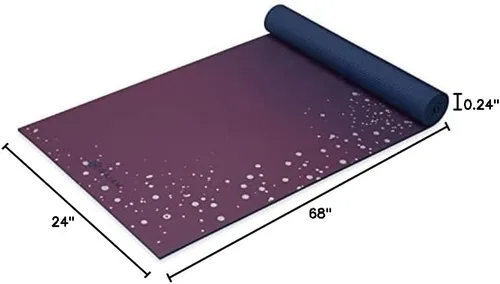 Miniatura 7 de Gaiam - Alfombrilla de yoga, 6 mm, extra gruesa, antideslizante, de primera calidad, para todo tipo de yoga, pilates y ejercicios en el suelo