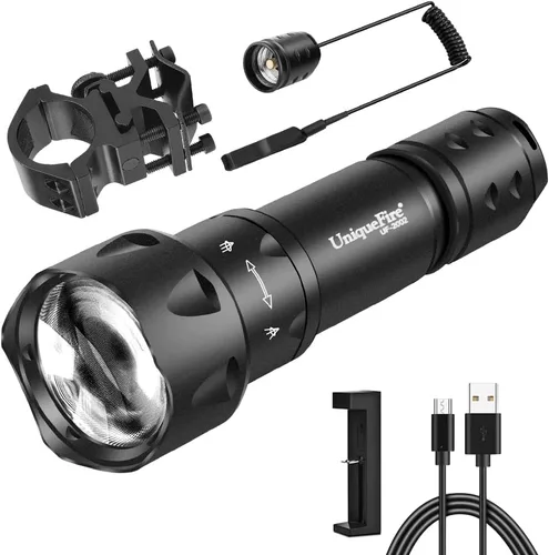 Vcsel - Linterna iluminadora infrarroja de 940 nm para visión nocturna, lente Fresnel con zoom, luz LED infrarroja recargable con interruptor de