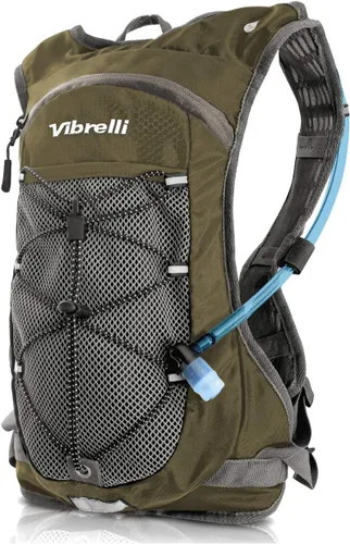 Miniatura 9 de Vibrelli Hydration Backpack & 2L Hydration Bladder - High Flow Bite Valve - Hydration Pack for Cycling, Running, Hiking