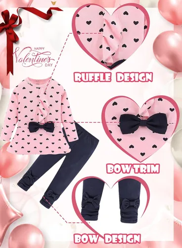 Miniatura 3 de Adorable ropa para bebé, 2 piezas para niña