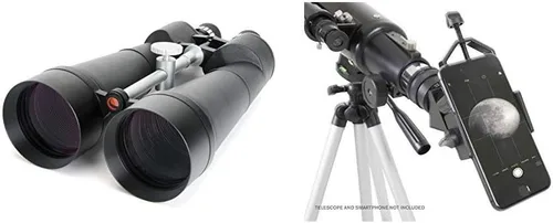 Miniatura 8 de Celestron SkyMaster 20X80 Astro Binoculares - Binoculares de astronomía con estuche de transporte de lujo - Binoculares potentes - Enfoque ultra