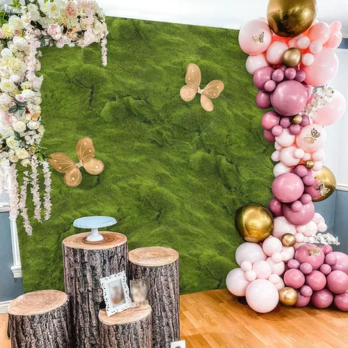 Miniatura 6 de FAICOIA Alfombra de musgo falso, rollo de musgo verde para jardines de hadas, césped, boda, bosque, decoración de mesa, musgo artificial