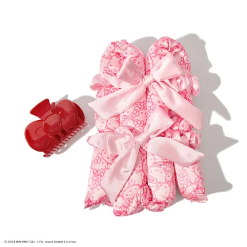 Miniatura 8 de Hello Kitty x Kitsch XL - Juego de rizador de pelo sin calor sin calor para dormir para rizos suaves y sin encrespamiento, viene con diseño