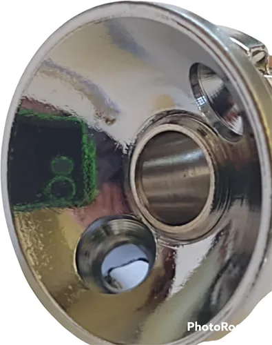 Miniatura 3 de Placa de conector electro-enchufe cromado con conector de salida de contacto completo de tono puro