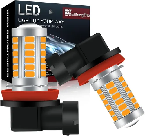 Miniatura 10 de Bombillas antiniebla H7 6500K de xenón blanco fresco superbrillante DRL 5730 33-SMD 12V diurnas luces antiniebla conducción DRL luces LED bombillas