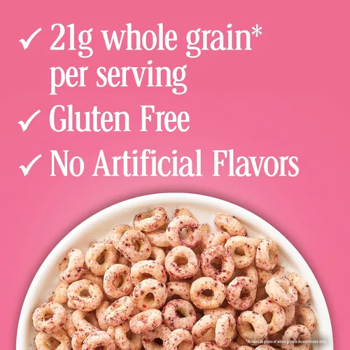 Miniatura 5 de Cereal de desayuno Very Berry Cheerios sin gluten, caja de 14.5 onzas (paquete de 2)
