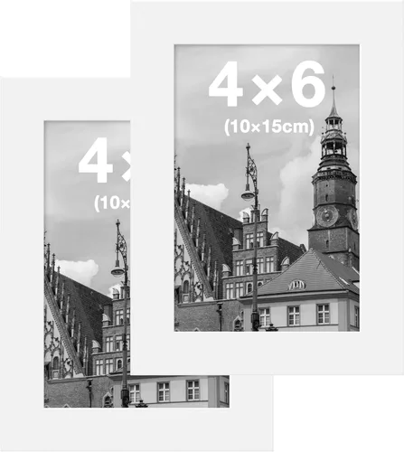 Miniatura 58 de FrameWorks Marcos de fotos clásicos de madera 4 x 6 con vidrio templado, roble natural, paquete de 6 Roble natural-6