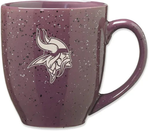 Miniatura 35 de Rico Industries - Taza de café de cerámica con grabado láser de color del equipo de fútbol de la NFL, 16 oz
