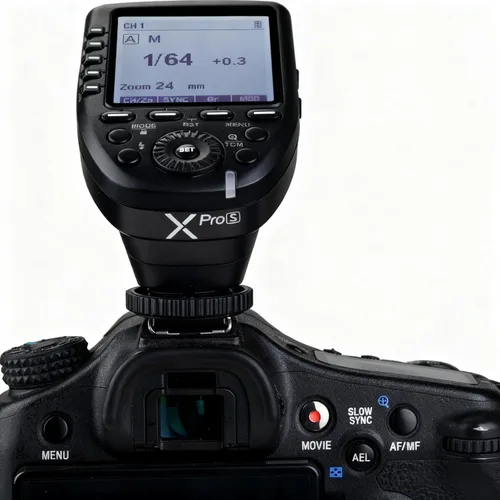 Miniatura 4 de Godox XPro-S Compatible con Sony TTL Transmisor de Flash Inalámbrico Trigger 1/8000s HSS TTL-Convert-Manual Función Gran Pantalla LCD Diseño