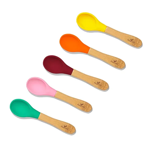 Miniatura 10 de Cucharas para niños pequeños, Multicolor