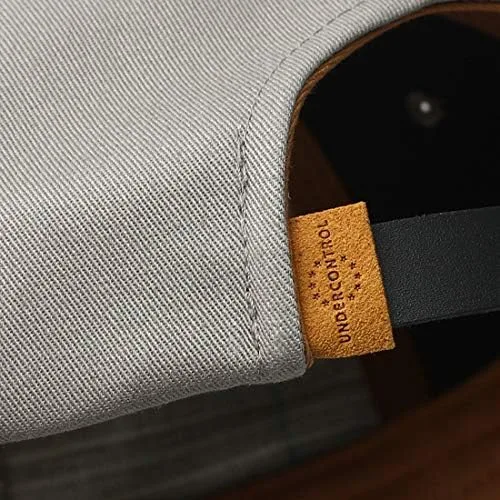 Miniatura 7 de UNDERCONTROL Gorra de camionero ajustable de ala plana con correa trasera para gorra unisex