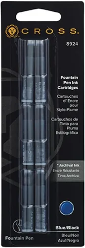 Miniatura 2 de Tinta negra embotellada Cross para pluma estilográfica (8945S-2), Negro