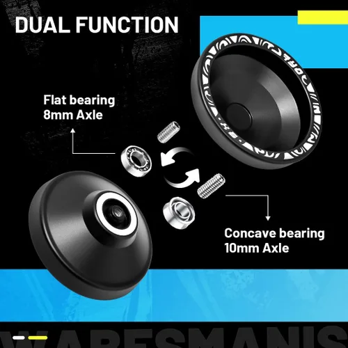 Miniatura 4 de X6 Yoyo profesional de trucos para niños y principiantes, Yoyo 6061 Responsive Yoyos de aleación de aluminio con rodamiento KK, eje, bolsa, 10