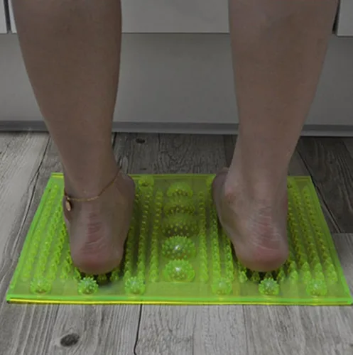 Miniatura 5 de Reflexology - Alfombrilla de masaje de pies que estimula la circulación sanguínea, acupresión, pies, placa de masajeador con imán