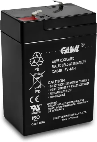 Miniatura 8 de Casil CA-1240 12V 4AH Batería de plomo sellada recargable (CA1240)
