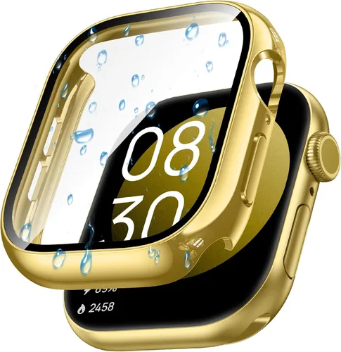 Miniatura 13 de Goton - Funda impermeable para Apple Watch 38 mm Series 3 2 1, protector de pantalla de vidrio templado, protección completa de policarbonato duro