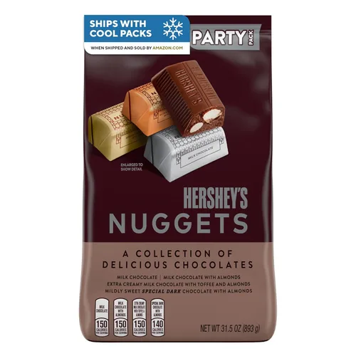 HERSHEY'S NUGGETS - Paquete surtido de dulces de chocolate, 26 onzas
