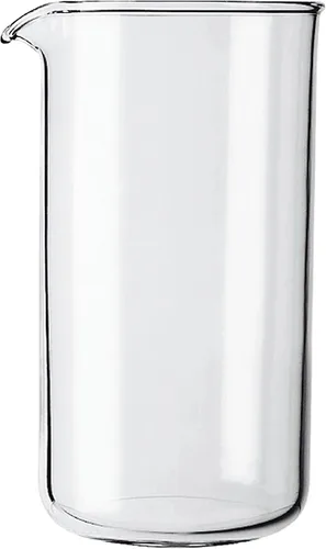 Miniatura 2 de GROSCHE Vaso universal de vidrio de repuesto para prensa francesa, jarra de vidrio de borosilicato 3.3 para café y té, resistente al calor, se