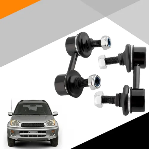 Miniatura 52 de 2 piezas eslabones de barra estabilizadora delantera compatibles con Dodge Ram 1500 4WD 06-10, Ram 1500 4WD 11-17 K80894 5170290AB 5170290AC