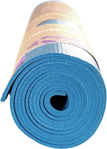 Miniatura 4 de Hugger Mugger Tapete de yoga de viaje de tapas, súper portátil y duradero, superficie adhesiva texturizada, se puede plegar o enrollar, plegable