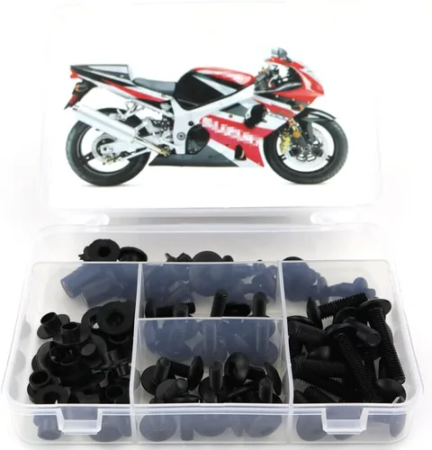 Xitomer Kits de pernos de carenado para GSXR 1000 2001 2002 juegos completos, kits de montaje para GSX-R1000 2001 2002 GSXR1000 Kit de carenado