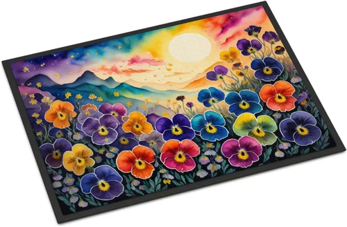 Miniatura 11 de Caroline's Treasures DAC1455MAT - Felpudo de la reina de la noche con diseño de cactus en color de 18 x 27 pulgadas, tapete para puerta delantera