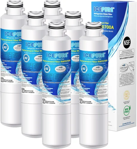Miniatura 10 de ICEPURE PRO DA29-00020B NSF401&473&53 Samsung Filtro de agua para refrigerador, repuesto para DA29-00020B-1, DA29-00020A/B, HAF-CIN/EXP