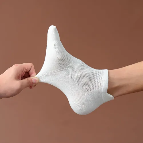 Miniatura 4 de Calcetines de tobillo para mujer, calcetines atléticos de corte bajo con lengüeta, 6 pares