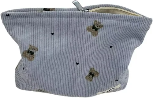 Miniatura 48 de SxoSyo Bolsas de cosméticos para mujer, bolsa de maquillaje grande, bolsa de viaje con cremallera, organizador de brochas de maquillaje para regalos