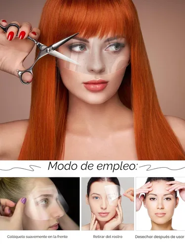 Miniatura 6 de EBANKU 50 unidades de protectores faciales de ducha Microblading, protectores faciales desechables, máscaras de maquillaje para laca