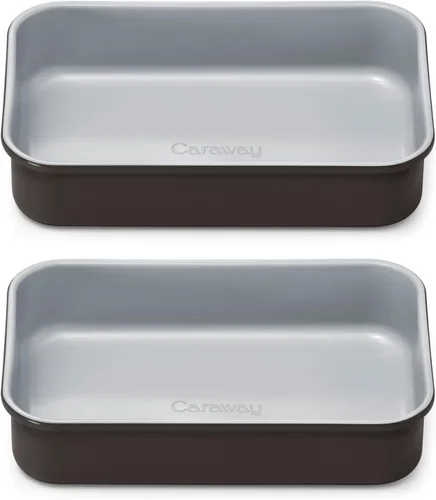 Miniatura 41 de Caraway Sartén rectangular de cerámica antiadherente de 9 x 13 pulgadas, revestimiento de cerámica naturalmente resbaladizo, no tóxico, libre
