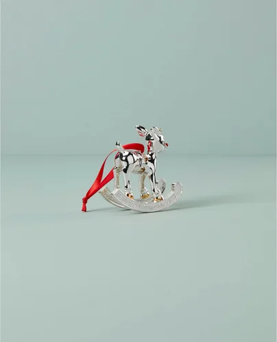 Miniatura 3 de Lenox 894465 2023 Adorno de árbol para la primera Navidad del bebé Rudolph
