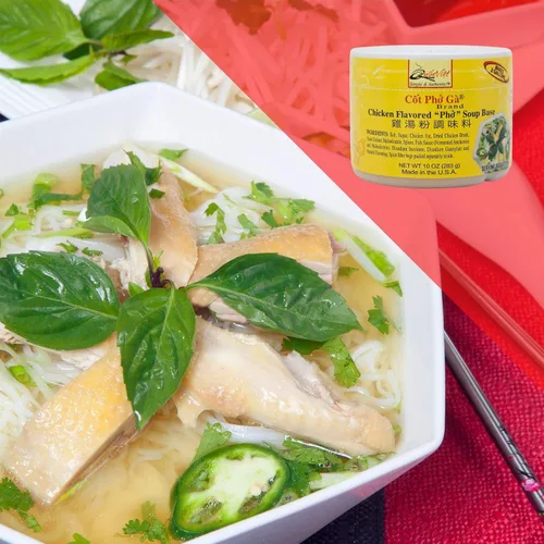 Miniatura 3 de Quoc Viet Foods Base para sopa Pho con sabor a pollo 10 oz Cot Pho Ga