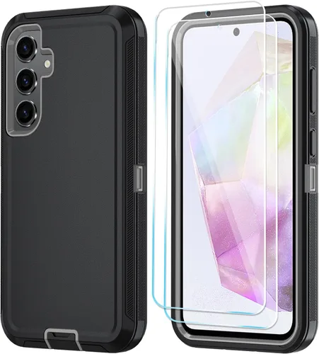 Miniatura 22 de ONOLA Funda compatible con Samsung Galaxy S24 Ultra con protector de pantalla HD, resistente a los golpes y a las caídas, funda de 3 capas