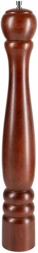 Soro Essentials - Molinillo de pimienta de madera de 18 pulgadas con acabado de nogal. Molinillo de sal de pimienta. El mejor molinillo de sal de