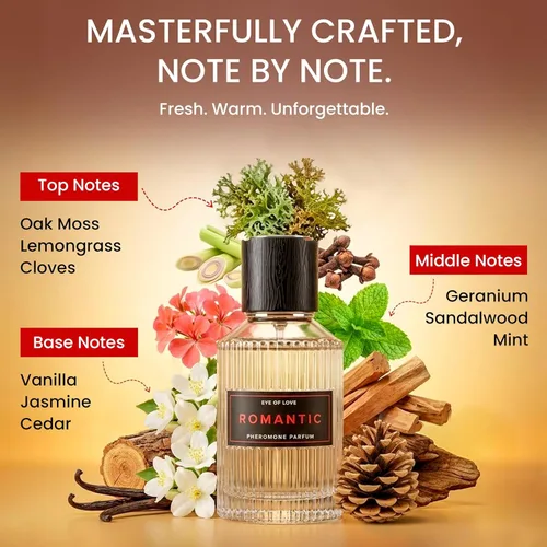 Miniatura 3 de Eye Of Love - Parfum de feromonas románticas de lujo para hombres, 1.7 onzas líquidas, colonia cítrica especiada cálida para uso diario y de noche